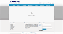 Desktop Screenshot of micronel.net