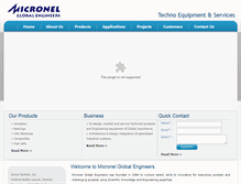 Tablet Screenshot of micronel.net